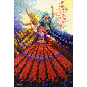 Bandah Ali, 24 x 36 Inch, Acrylic on Canvas, Figurative-Painting, AC-BNA-056